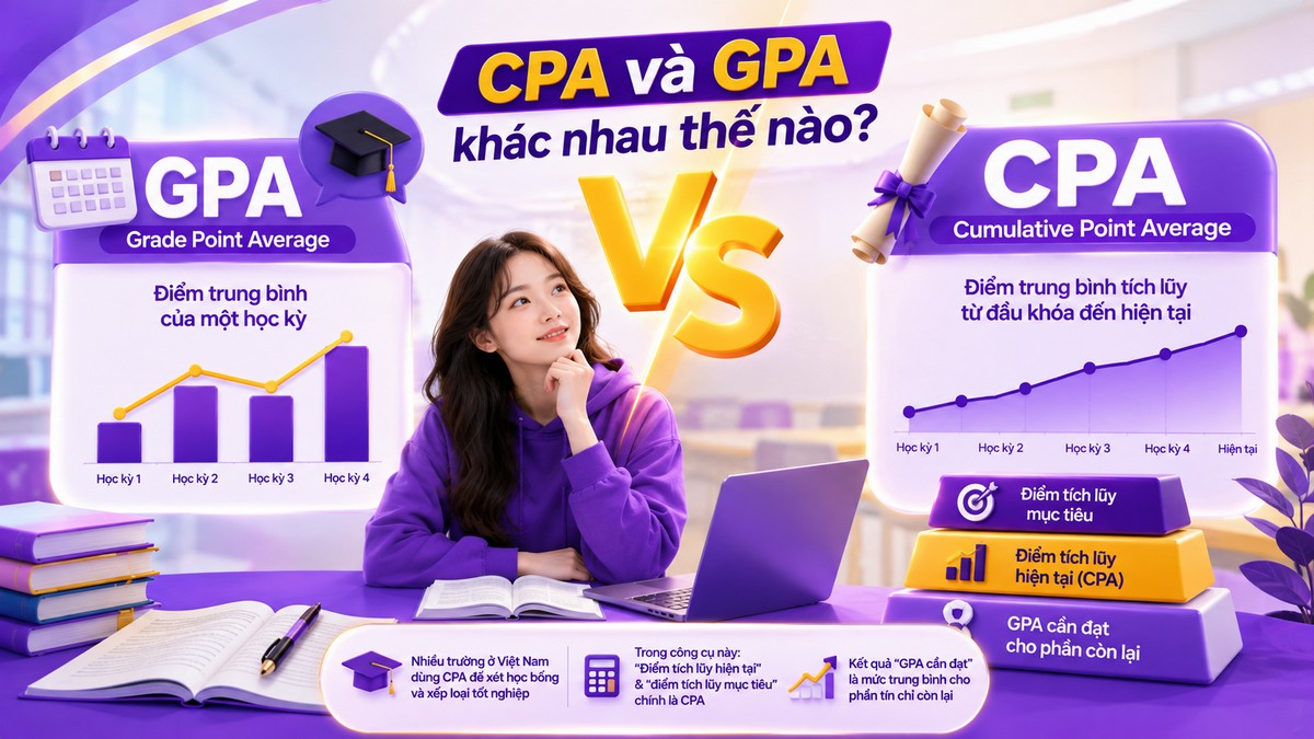 CPA và GPA khác nhau thế nào?