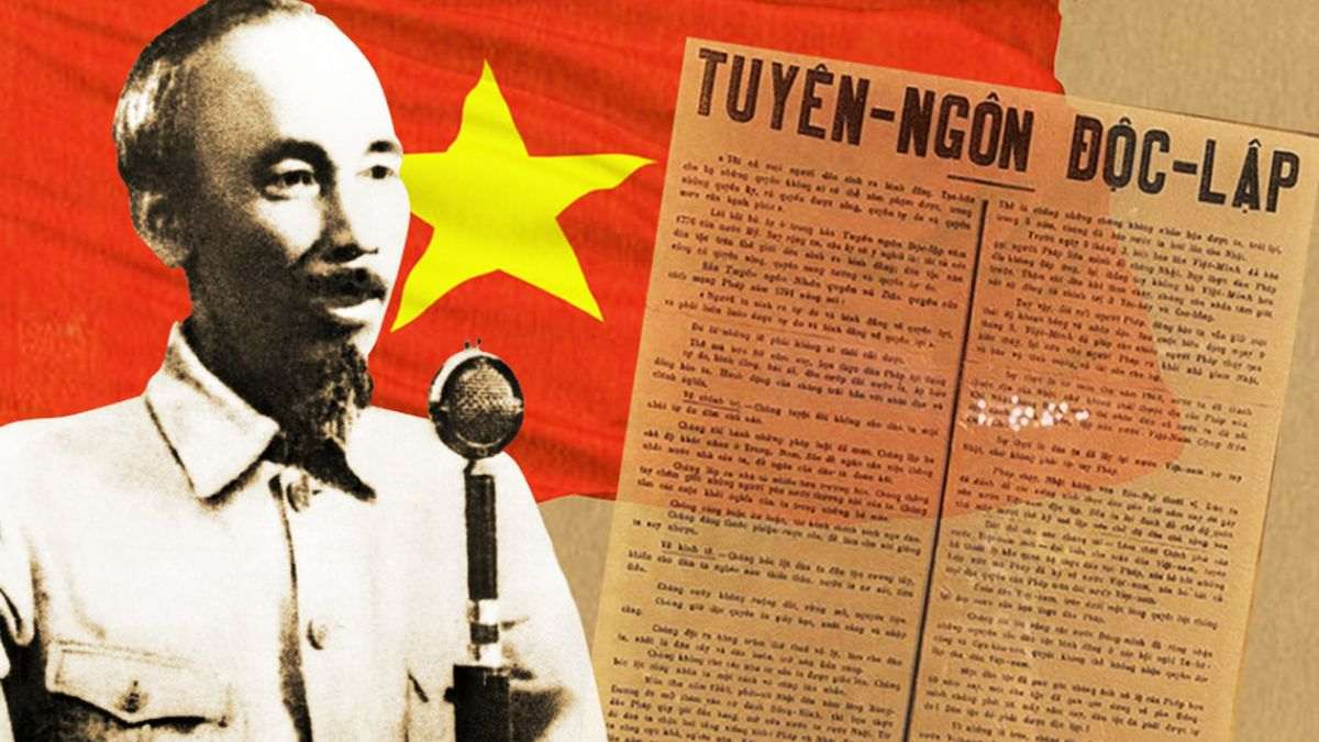 Tuyên ngôn Độc lập mở đầu bằng lời hai bản tuyên ngôn của Mỹ và Pháp