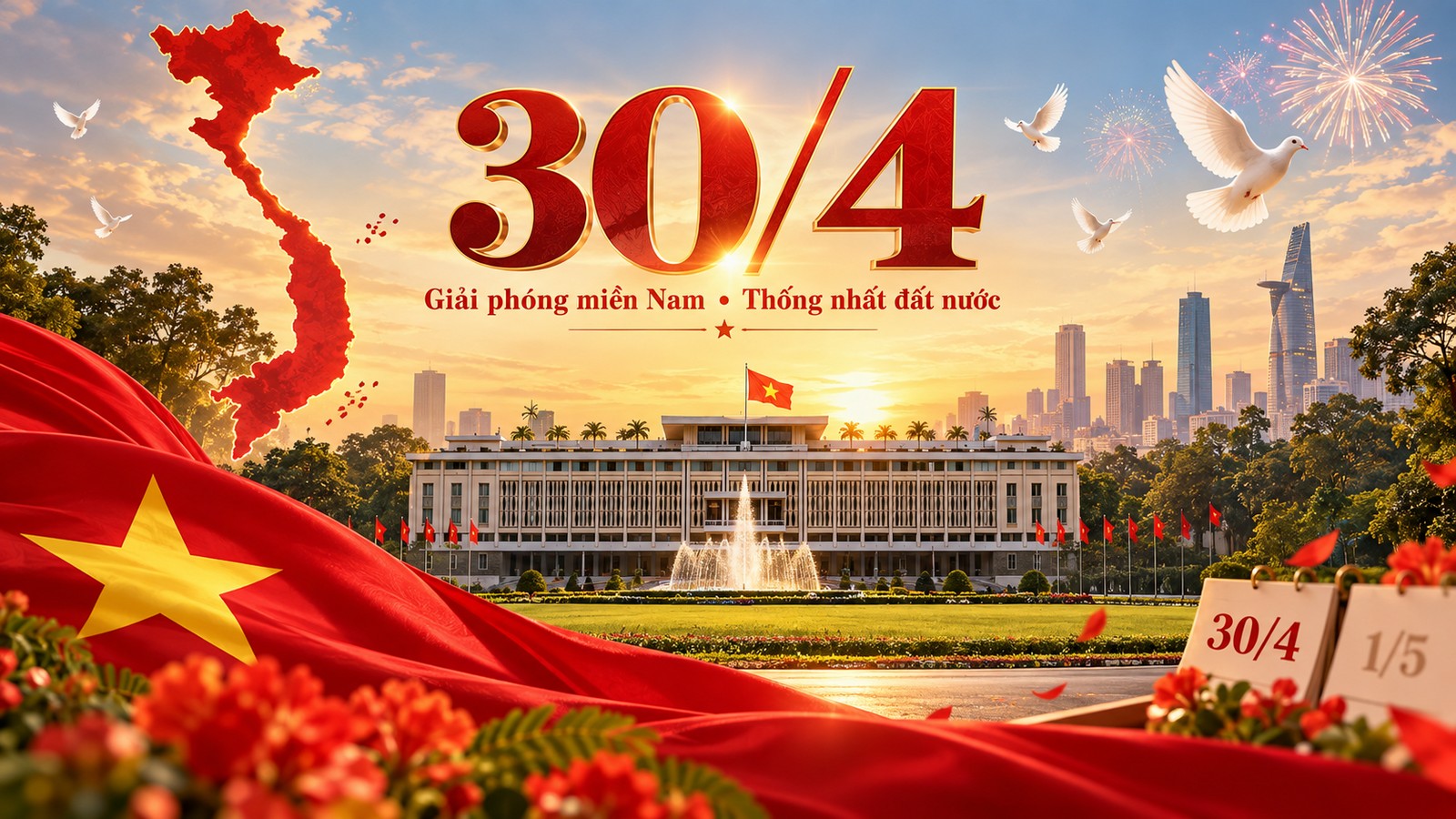 30 tháng 4 là ngày kỷ niệm Giải phóng miền Nam, thống nhất đất nước
