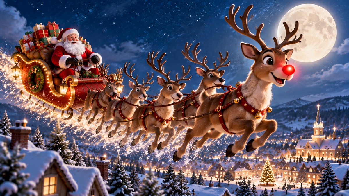 Chú tuần lộc mũi đỏ Rudolph ra đời từ một quảng cáo