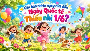 Còn bao nhiêu ngày nữa đến Ngày Quốc tế Thiếu nhi 1/6?