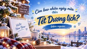Còn bao nhiêu ngày nữa đến Tết Dương lịch?