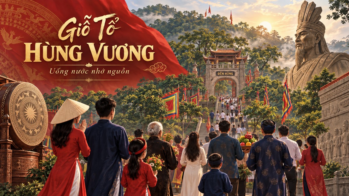 Giỗ Tổ Hùng Vương là ngày tưởng nhớ và tỏ lòng biết ơn công lao dựng nước của các Vua Hùng