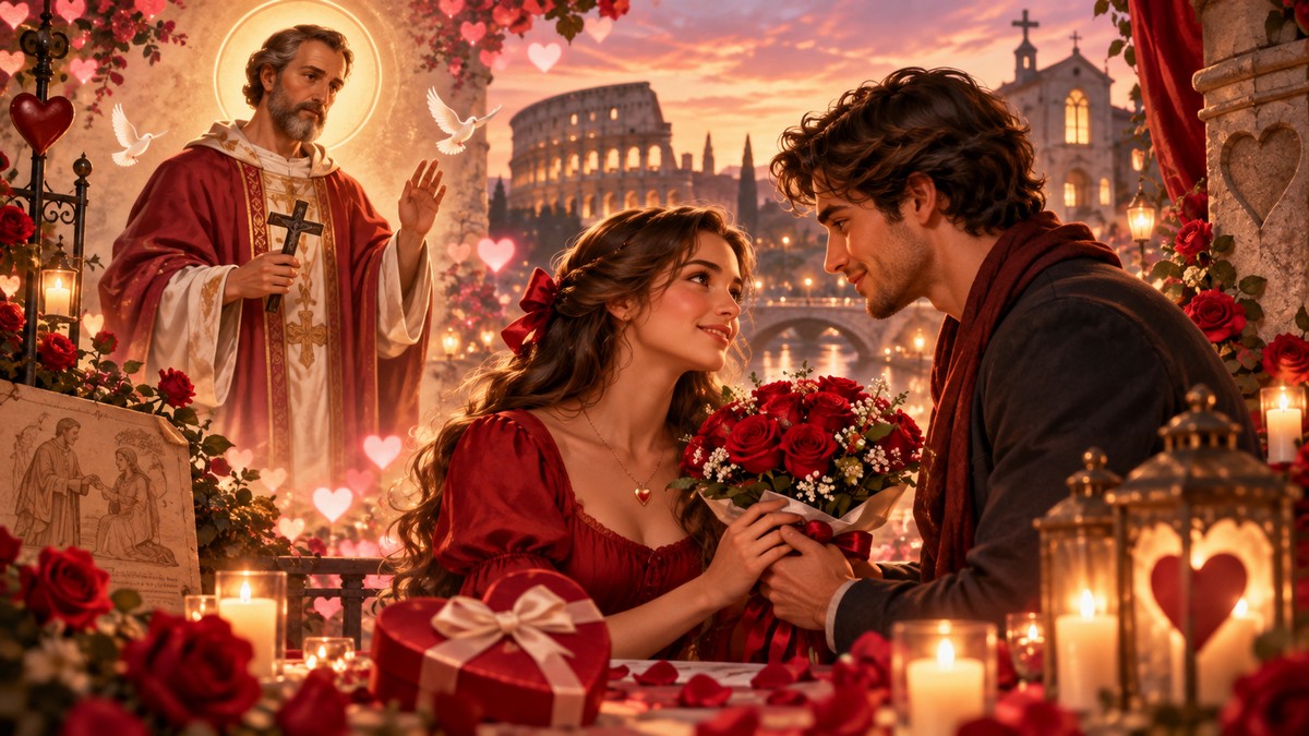 Lễ tình nhân Valentine bắt nguồn từ Thánh Valentine