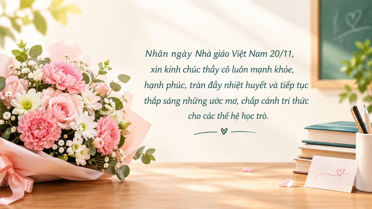Lời chúc 20-11 chân thành