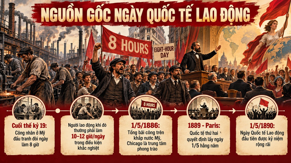 Nguồn gốc Ngày Quốc tế Lao động