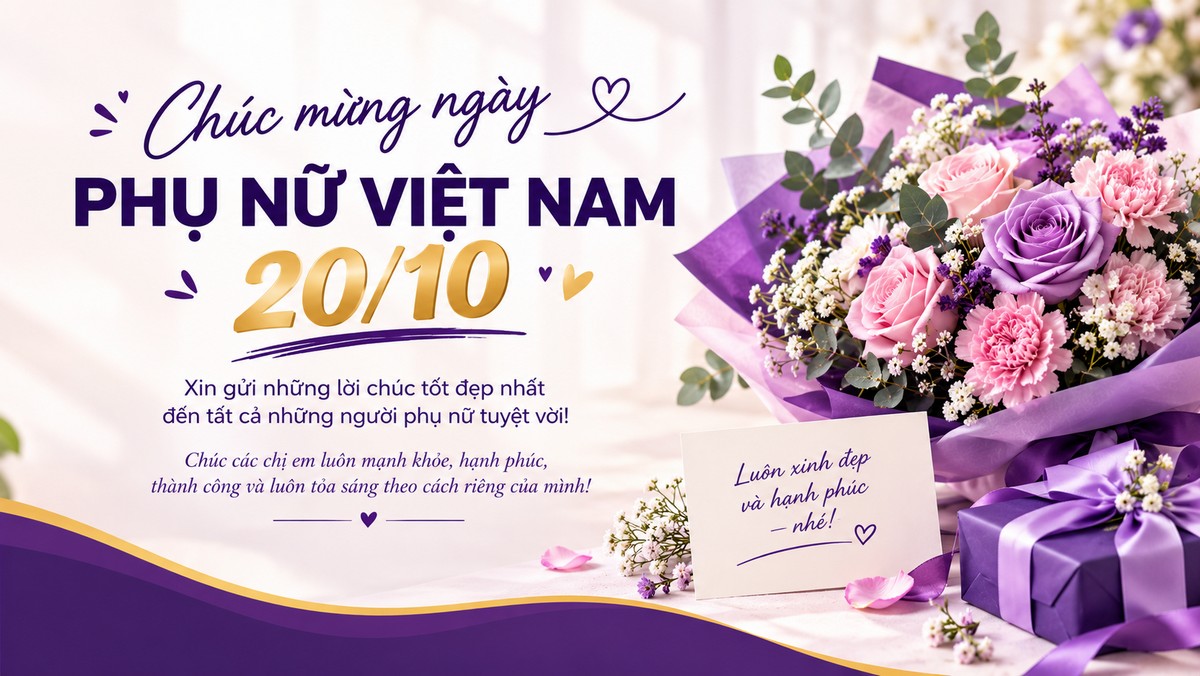 Lời chúc 20/10 chân thành
