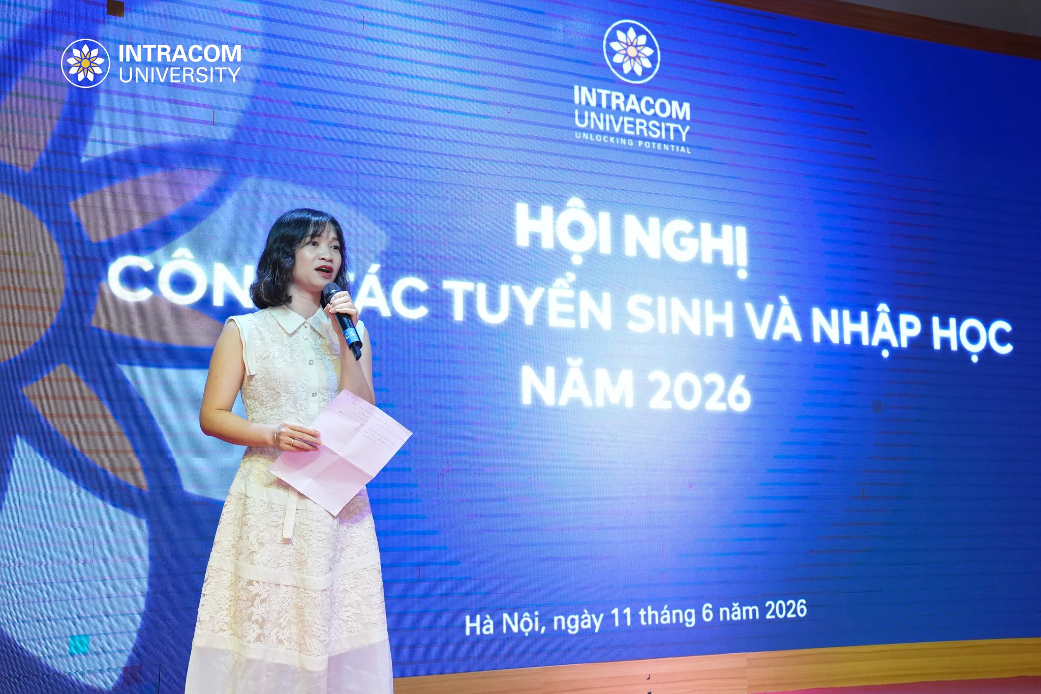 Trường Đại học Intracom tăng cường năng lực tuyển sinh, chủ động hỗ trợ thí sinh trong mùa xét tuyển 2026 15 Tap huan logo 25 of 34 1