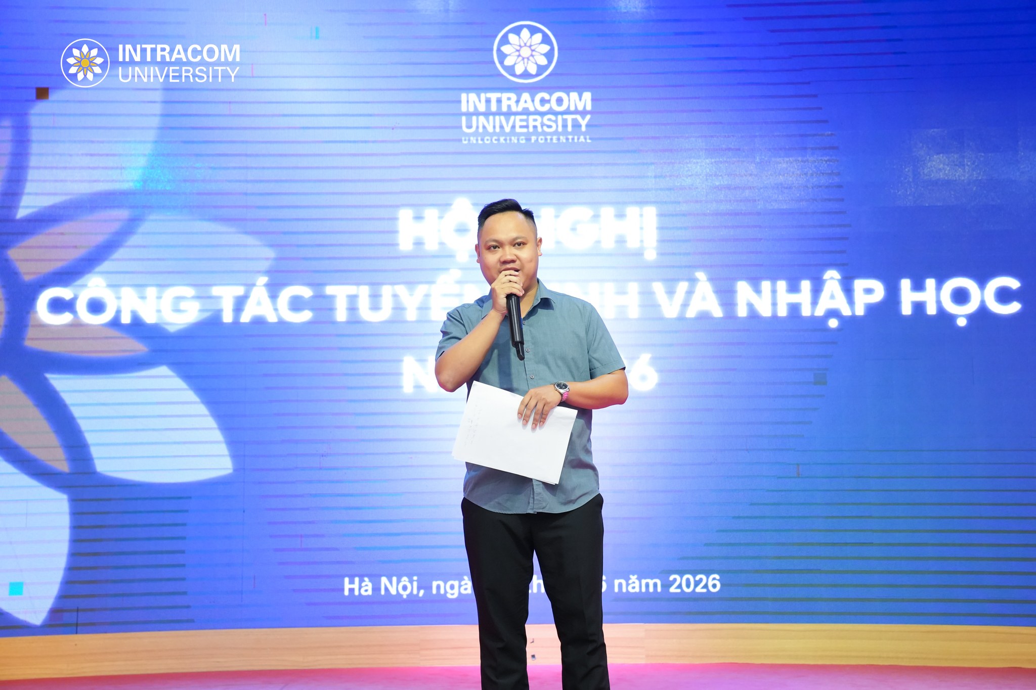 Trường Đại học Intracom tăng cường năng lực tuyển sinh, chủ động hỗ trợ thí sinh trong mùa xét tuyển 2026 13 Tap huan logo 28 of 34 1