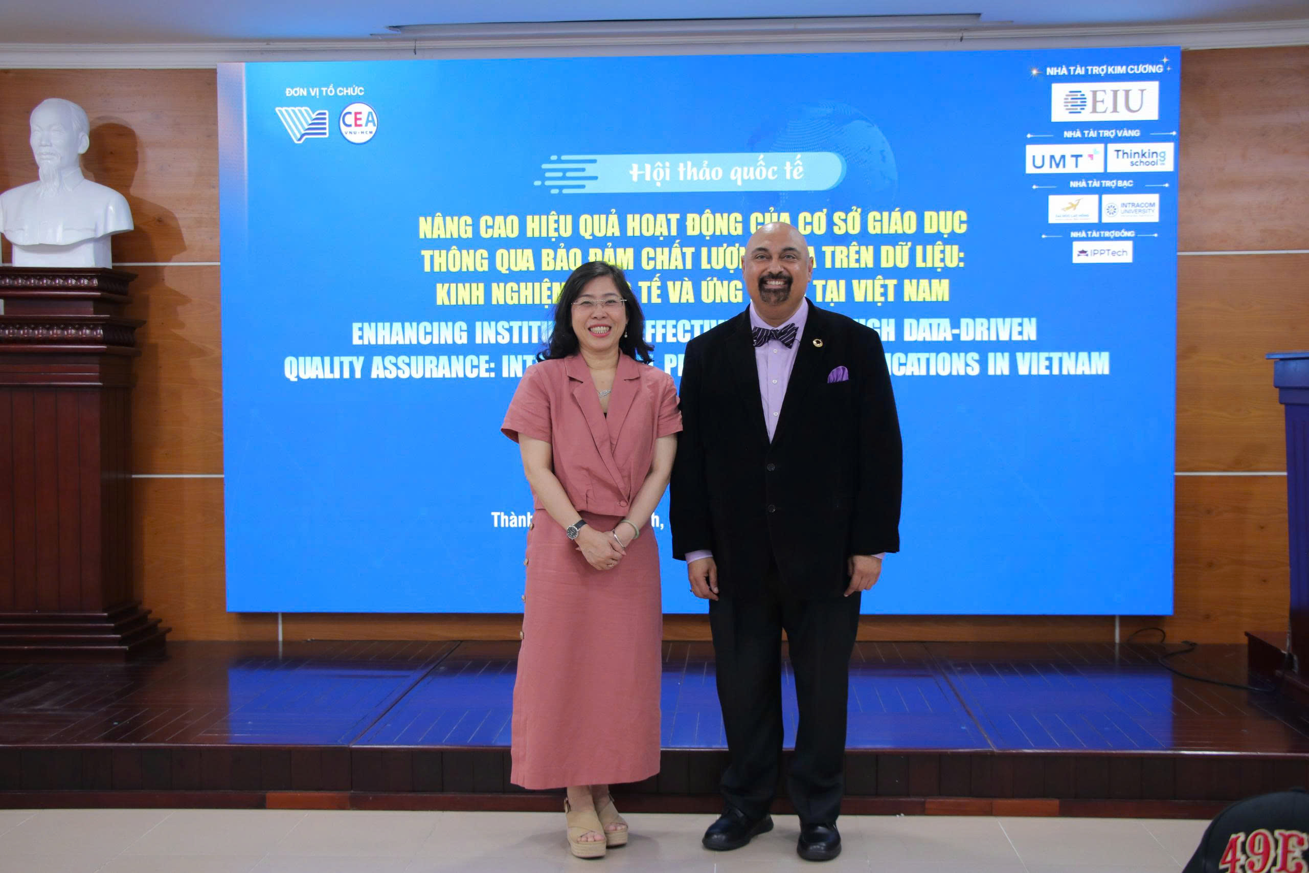 Trường Đại học Intracom tham dự Hội thảo quốc tế về đẩy mạnh ứng dụng dữ liệu trong quản trị và bảo đảm chất lượng 5 Hoi thao quoc te ve day manh ung dung du lieu trong quan tri va bao dam chat luong 5