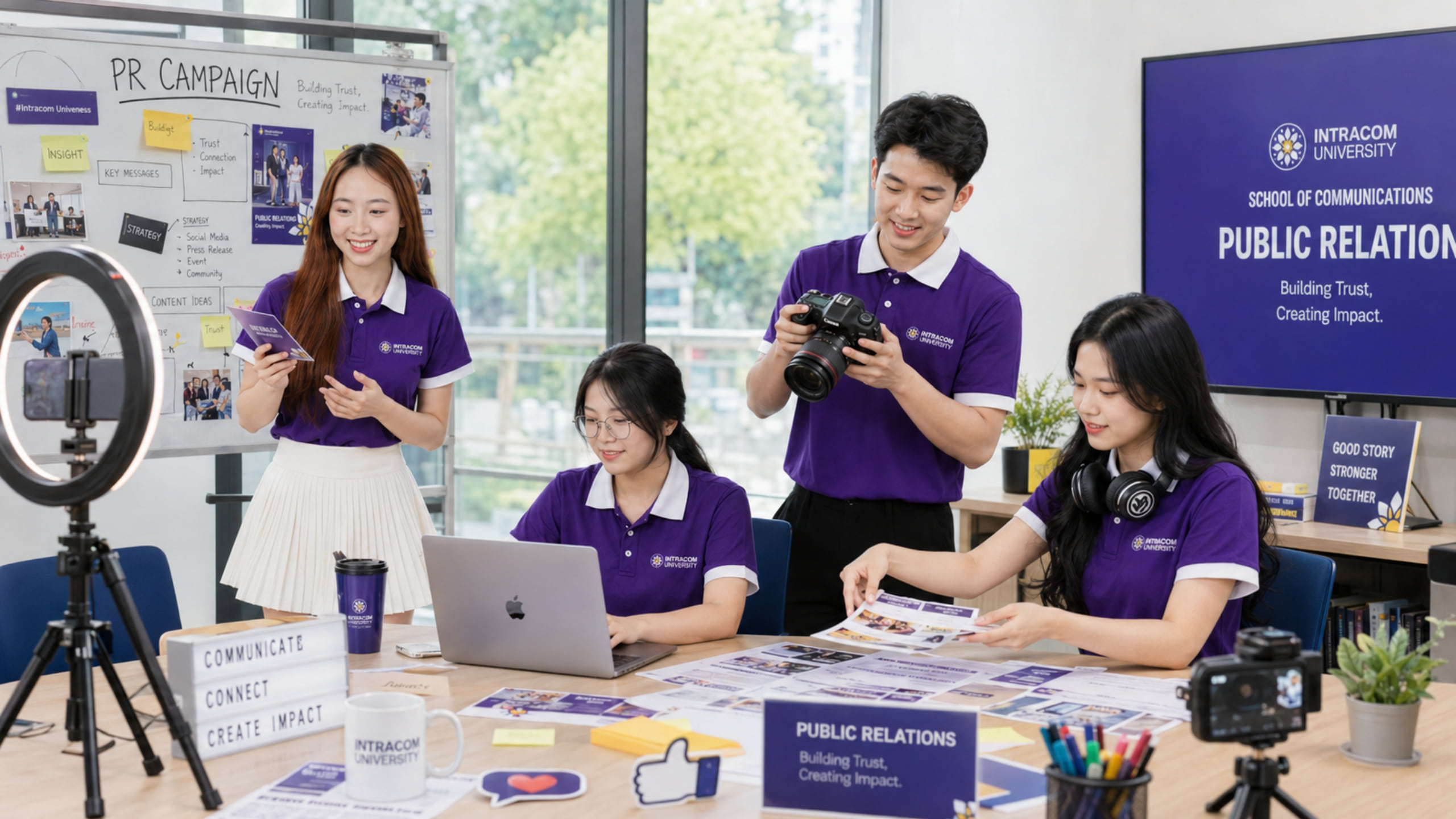 Ngành Quan hệ công chúng INU: Dành cho những người trẻ muốn kể câu chuyện thương hiệu bằng tư duy truyền thông hiện đại 5 Ngành Quan hệ công chúng INU: Dành cho những người trẻ muốn kể câu chuyện thương hiệu bằng tư duy truyền thông hiện đại