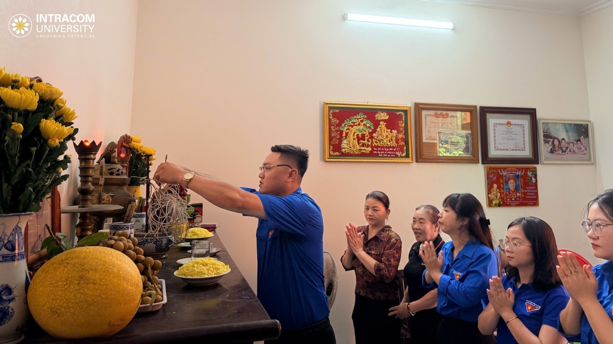 Trường Đại Học Intracom Cùng Hành Trình Tri Ân – Lan Tỏa Đạo Lý “Uống Nước Nhớ Nguồn” Nhân Ngày 27/7 