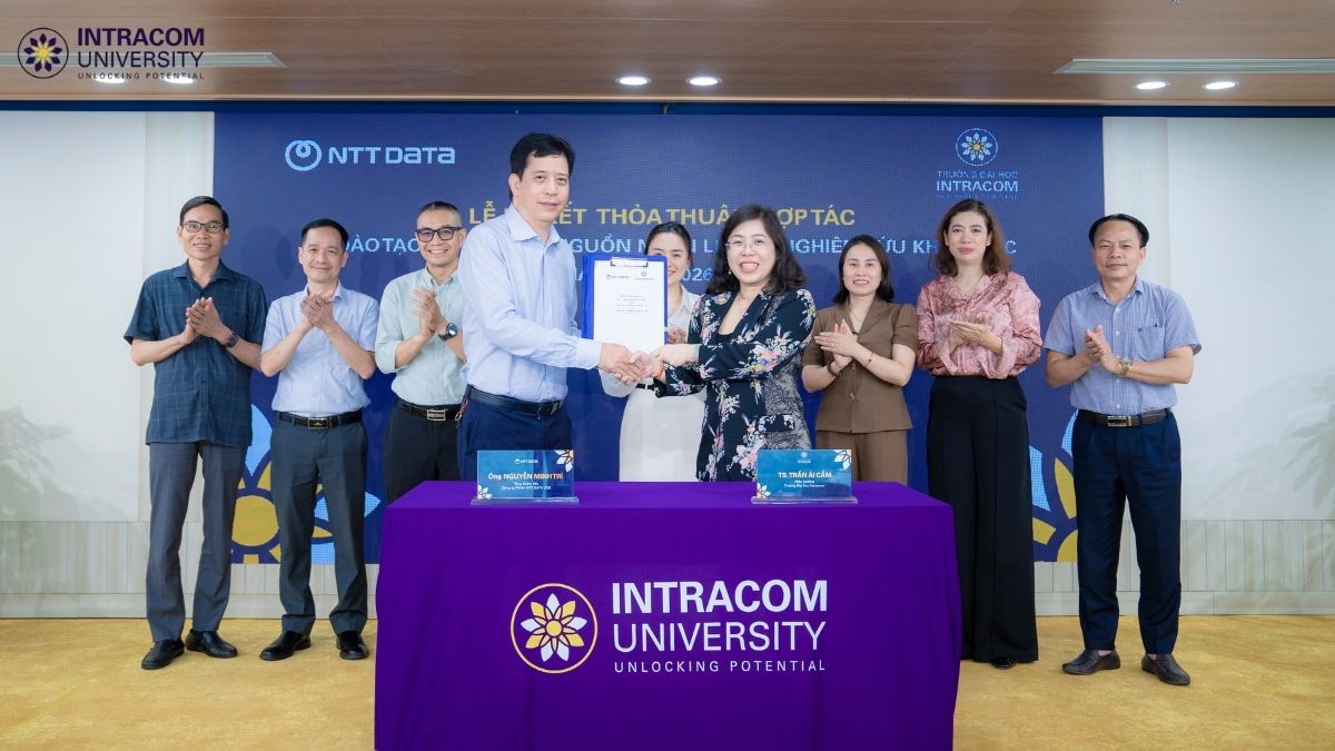 Trường Đại học Intracom Ký Kết Hợp Tác Chiến Lược Với NTT DATA VDS, Hướng Tới Phát Triển Nguồn Nhân Lực Chất Lượng Cao Và Chuyển Giao Công Nghệ