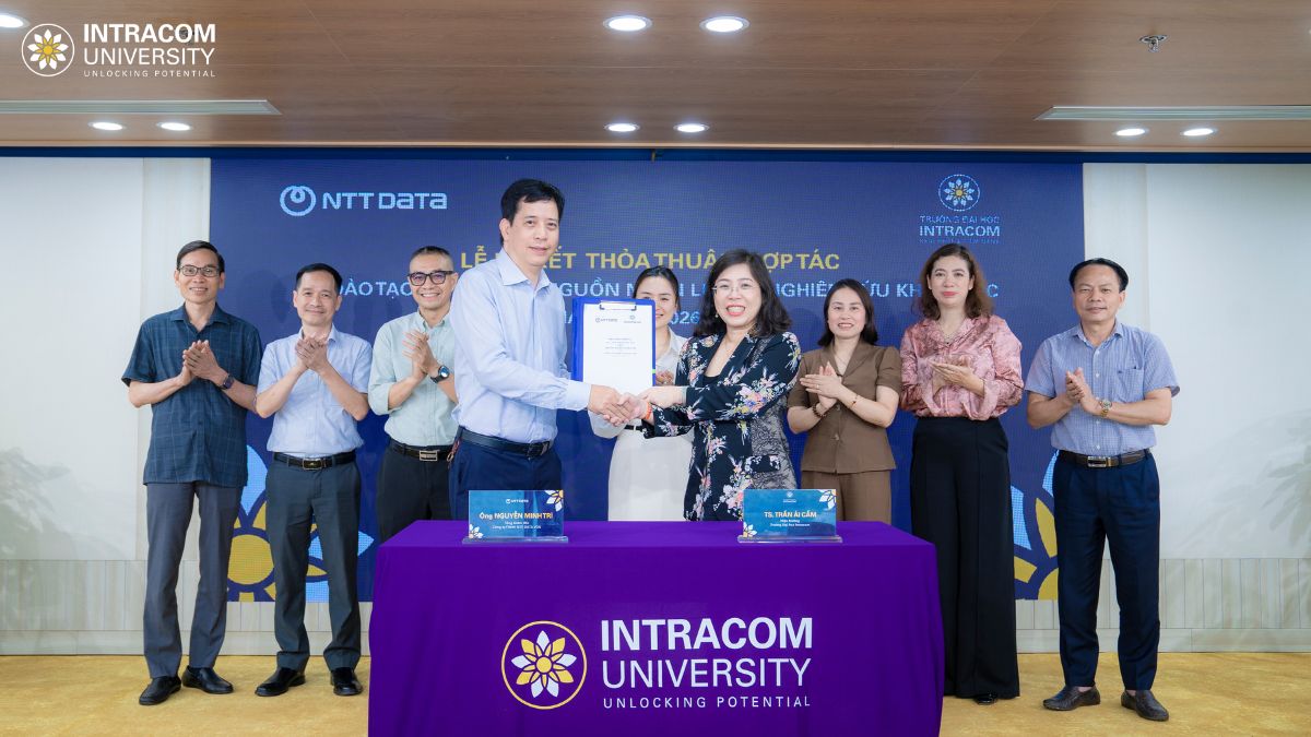 Trường Đại học Intracom Ký Kết Hợp Tác Chiến Lược Với NTT DATA VDS, Hướng Tới Phát Triển Nguồn Nhân Lực Chất Lượng Cao Và Chuyển Giao Công Nghệ 5 Trường Đại học Intracom Ký Kết Hợp Tác Chiến Lược Với NTT DATA VDS, Hướng Tới Phát Triển Nguồn Nhân Lực Chất Lượng Cao Và Chuyển Giao Công Nghệ