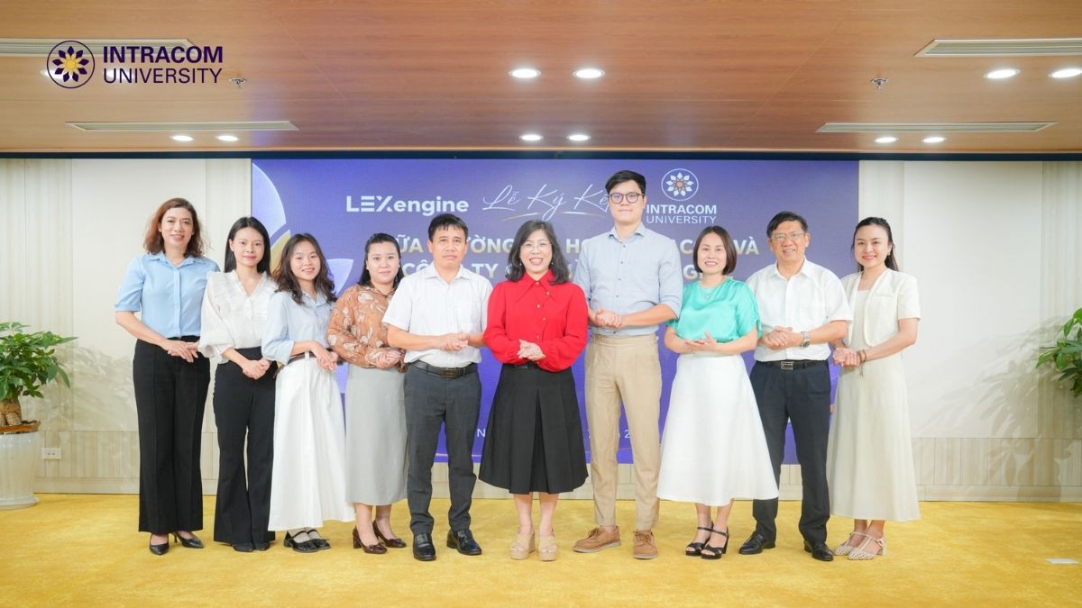 Trường Đại Học Intracom Ký Kết Hợp Tác Chiến Lược Với Lexengine: Thúc Đẩy Chuyển Đổi Số Và Nâng Cao Chất Lượng Đào Tạo Pháp Lý Ứng Dụng 2 Lễ ký kết Hợp đồng hợp tác nguyên tắc giữa Trường Đại học Intracom và Lexengine.