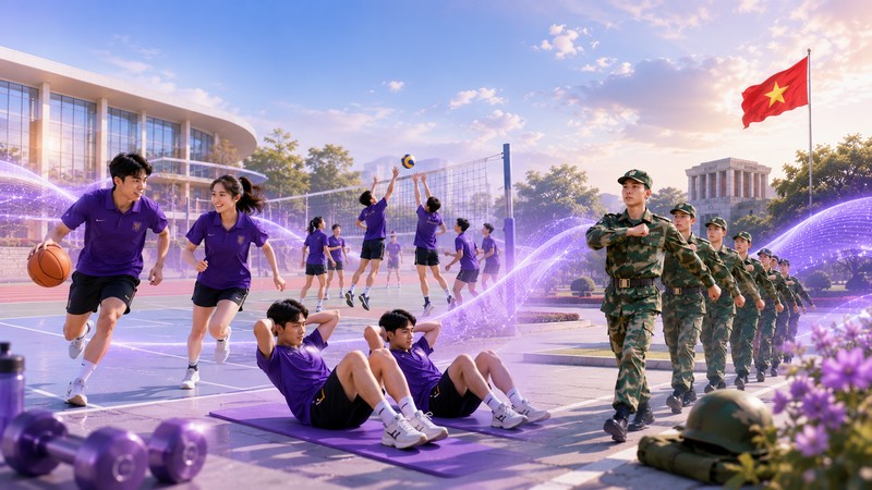banner Thể chất và Quốc phòng