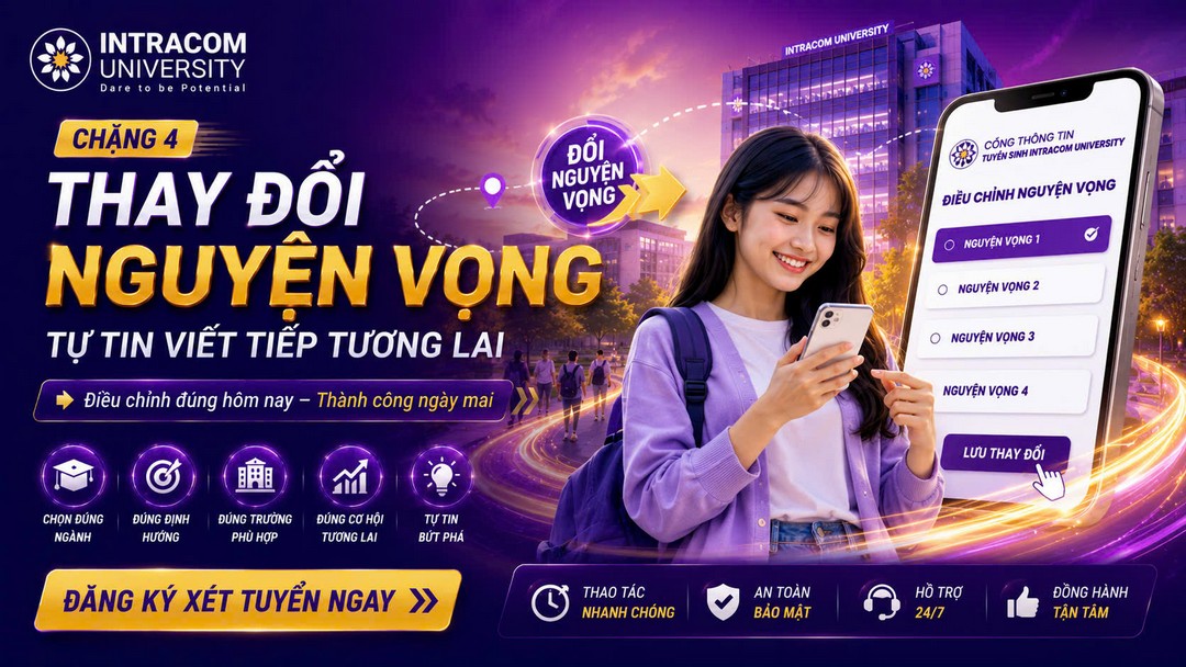 Chặng 4: Thay đổi Nguyện vọng tự tin viết tiếp tương lai
