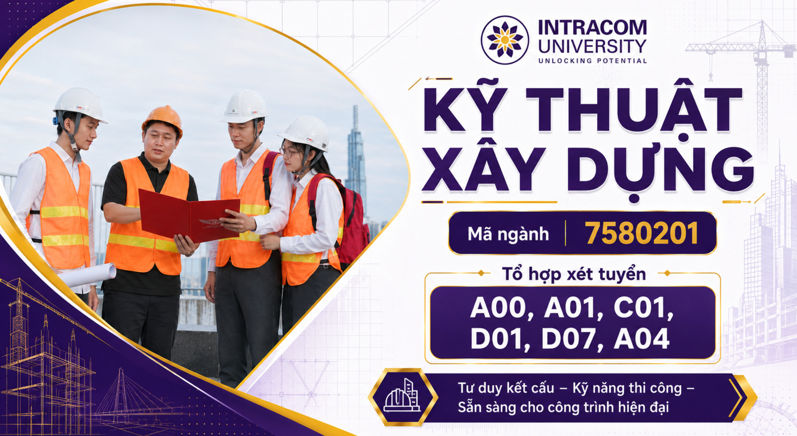 Ngành Kỹ thuật xây dựng INU: Lựa chọn cho người trẻ muốn kiến tạo công trình và hạ tầng tương lai