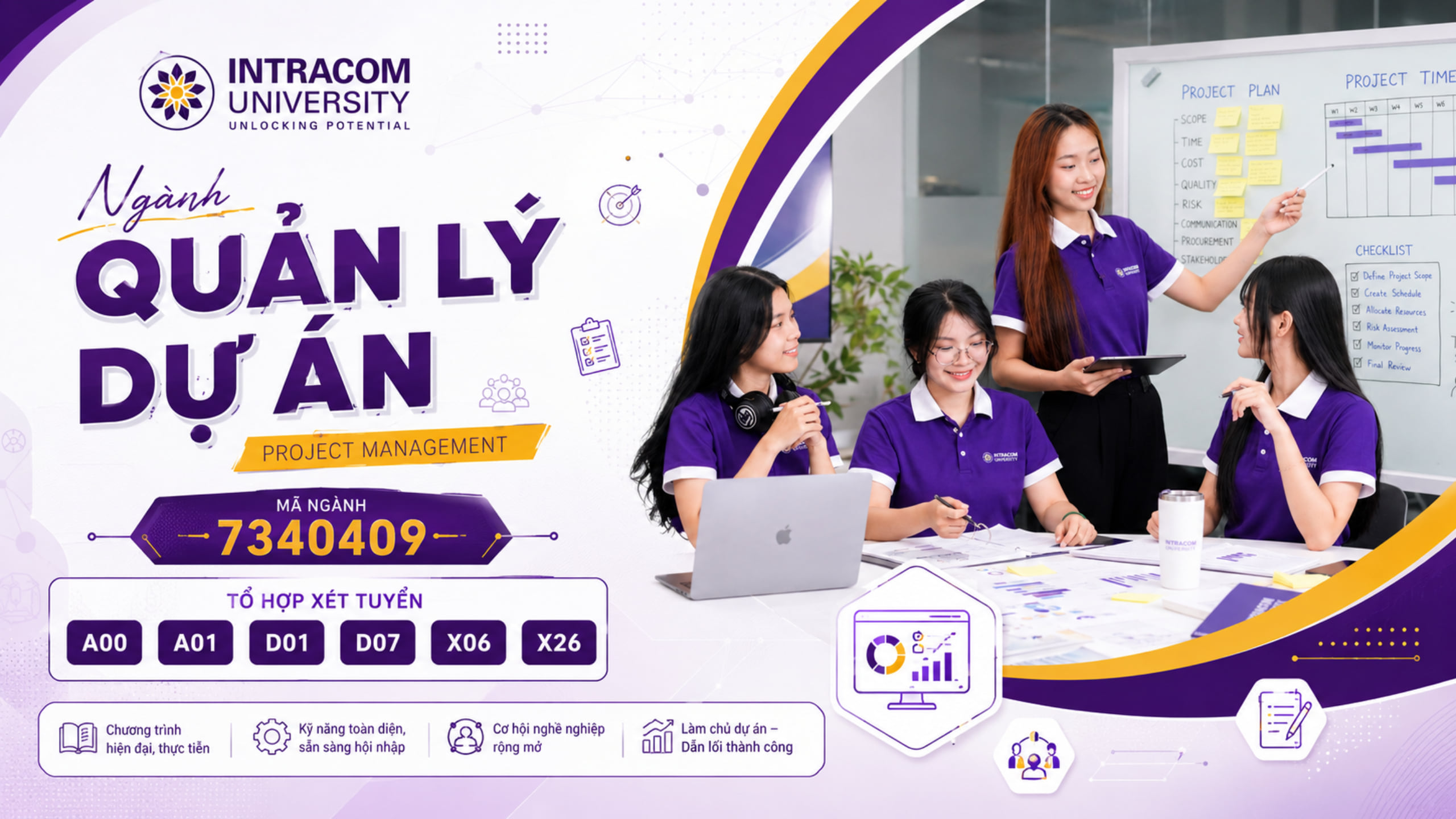 Ngành Quản lý dự án INU: Lựa chọn cho người trẻ muốn điều phối nguồn lực và kiến tạo giá trị trong từng dự án