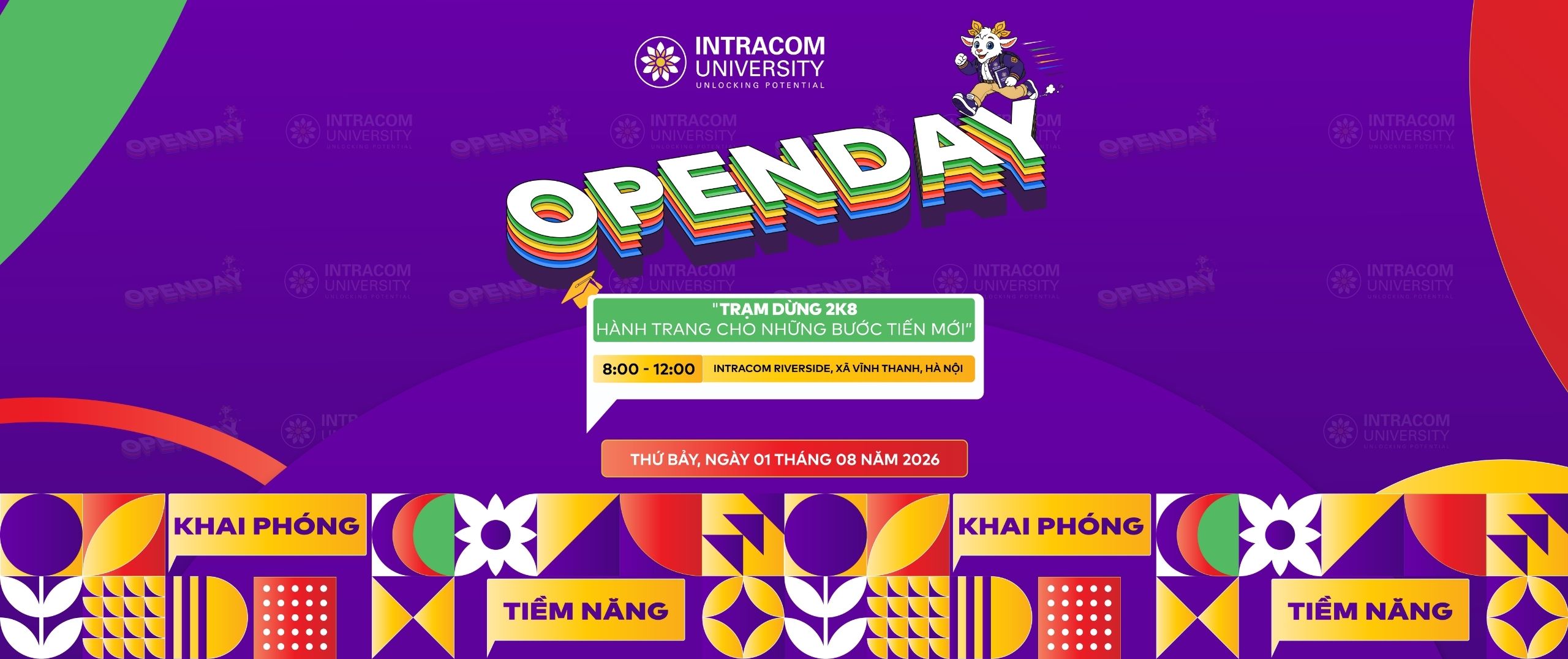 Trải Nghiệm 1 Ngày Làm Sinh Viên Thực Thụ Tại INU Open Day 01/08: "Trạm Dừng 2K8 - Hành Trang Cho Những Bước Tiến Mới"