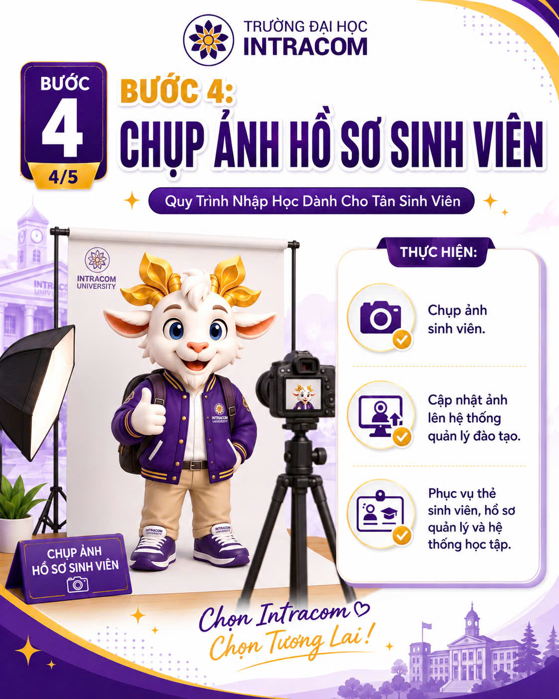 Hướng Dẫn Chi Tiết Quy Trình, Địa Điểm Và Hồ Sơ Nhập Cho Học Tân Sinh Viên Trường Đại Học Intracom