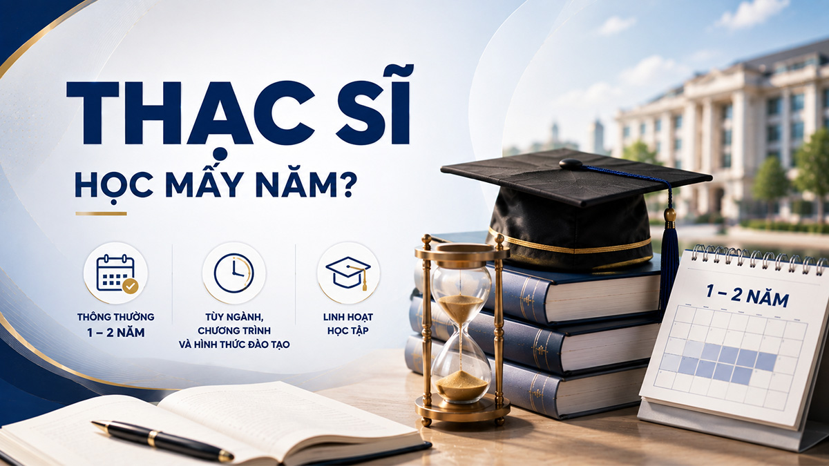 Thạc sĩ học mấy năm? Thời gian đào tạo mới nhất 2026 2 Thạc sĩ học mấy năm? Thời gian đào tạo mới nhất 2026