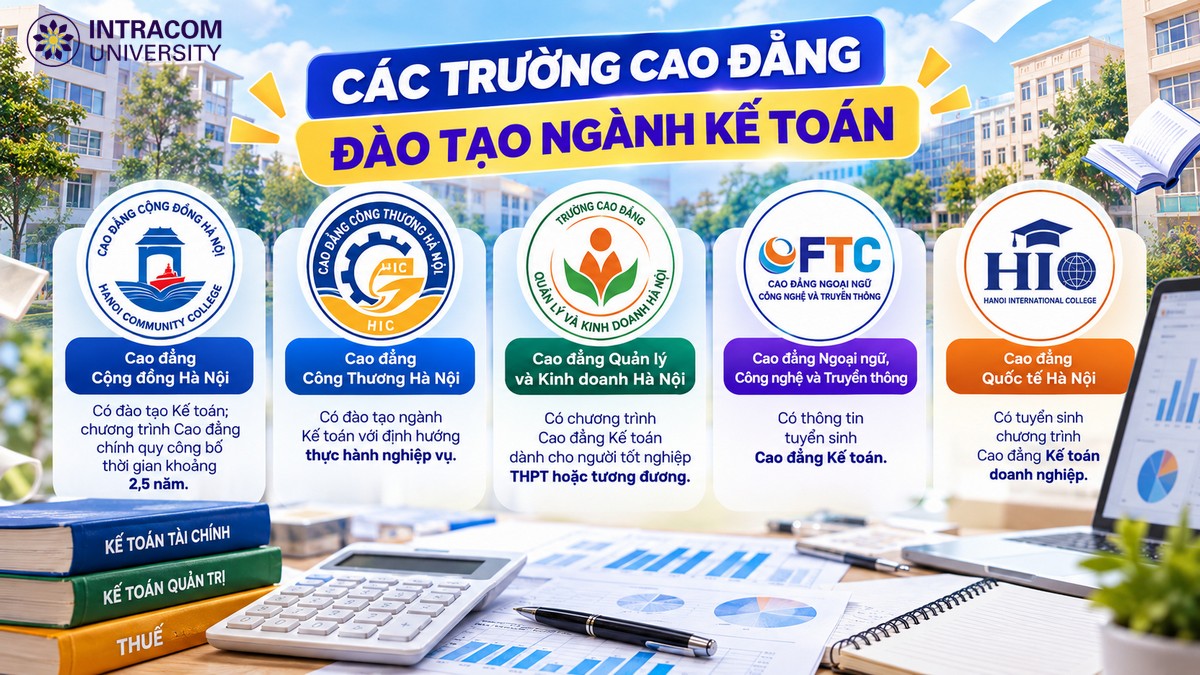 Có Nên Học Cao Đẳng Kế Toán Không? Học Cao Đẳng Kế Toán Ra Làm Gì? 5 Danh sách các trường Cao đẳng Kế toán tại Hà Nội
