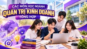 Các môn học chuyên ngành Quản trị kinh doanh tổng hợp